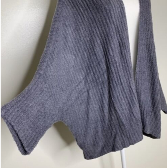 Barefoot Dreams Cozychic Lite Ribbed Shrug Cardi Pacific Blue Size S/M - Picture 2 of 12